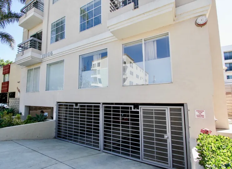 The parking for residents of Avon Way Condominiums