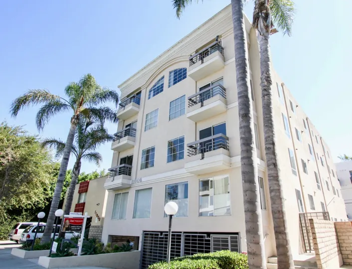 The windows in the Avon Way Condominiums building