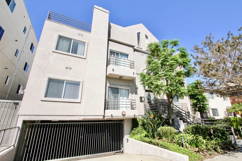 The parking for Avon Way Townhomes