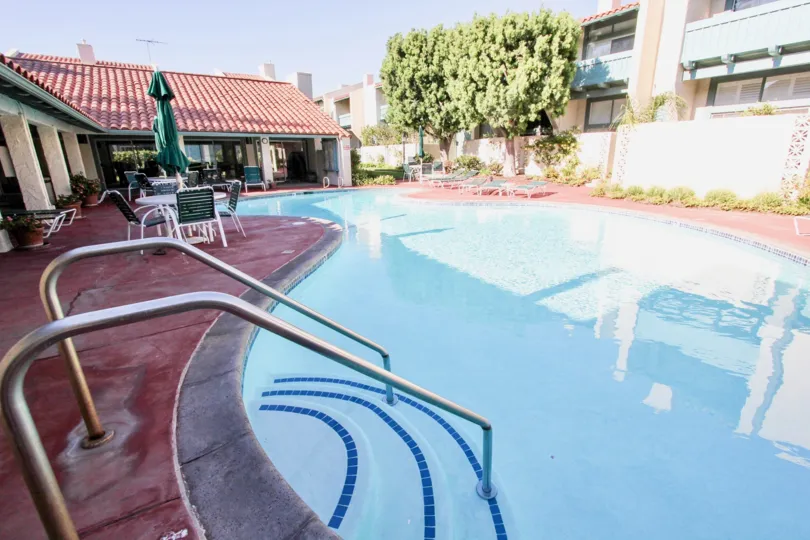 The pool for residents of Casa De Marina