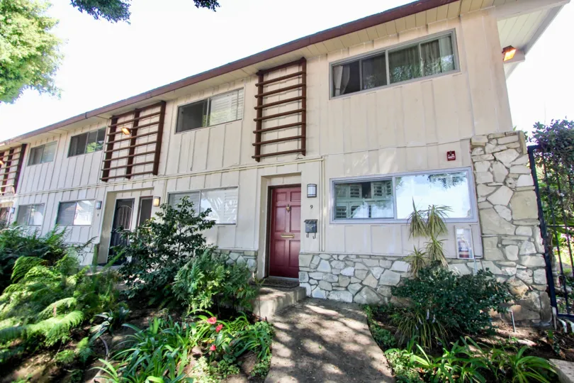 The windows in the Grandview Townhomes in Mar Vista, California