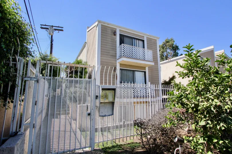 The fence around Mar Vista Townhomes