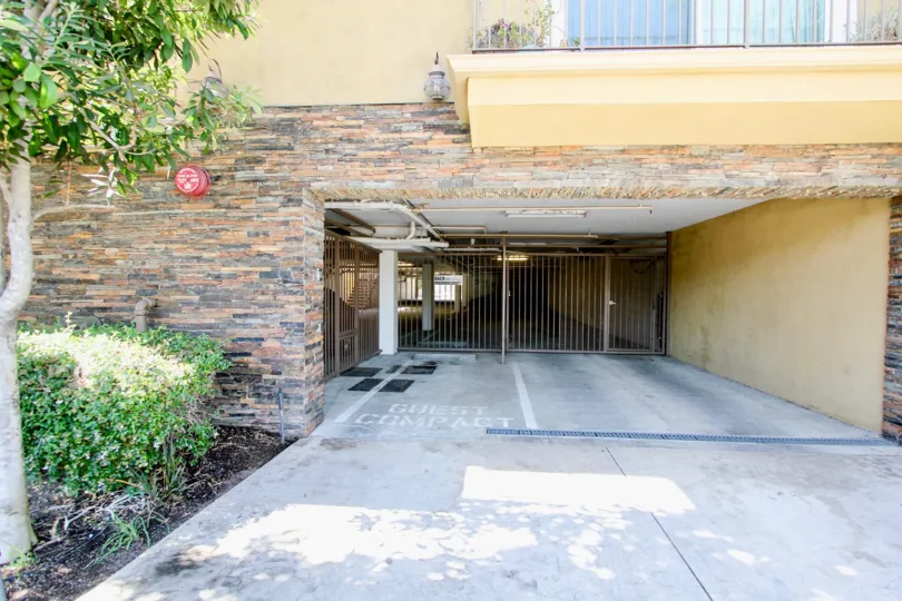 The parking at McLaughlin Townhomes