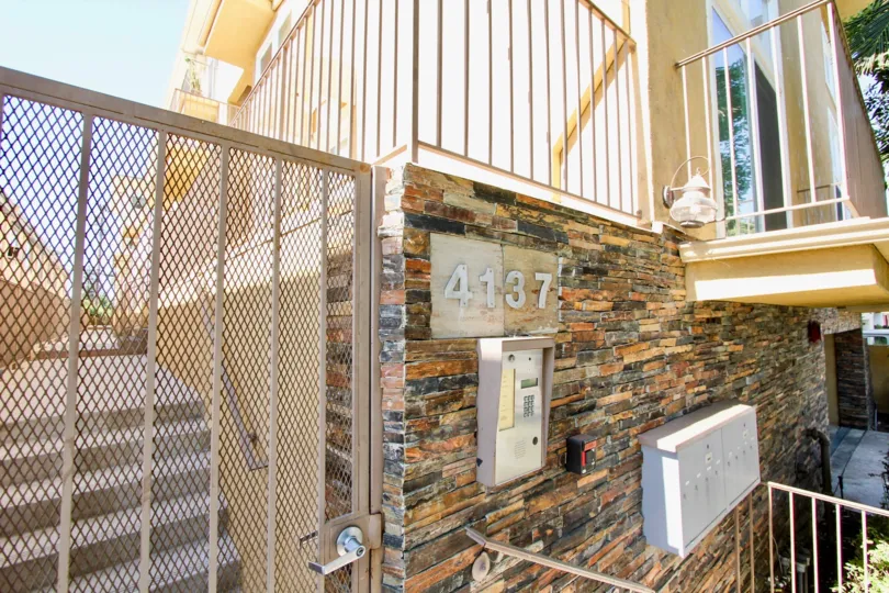 The address at McLaughlin Townhomes in Mar Vista, California