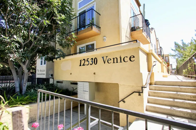 The address for On Venice Condominiums in Mar Vista, California