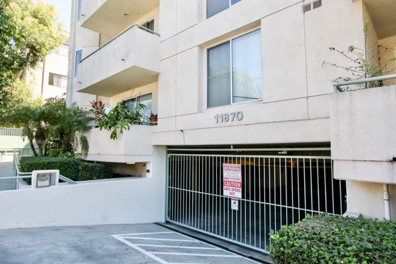 The parking for Park Place Vistas in Mar Vista, California