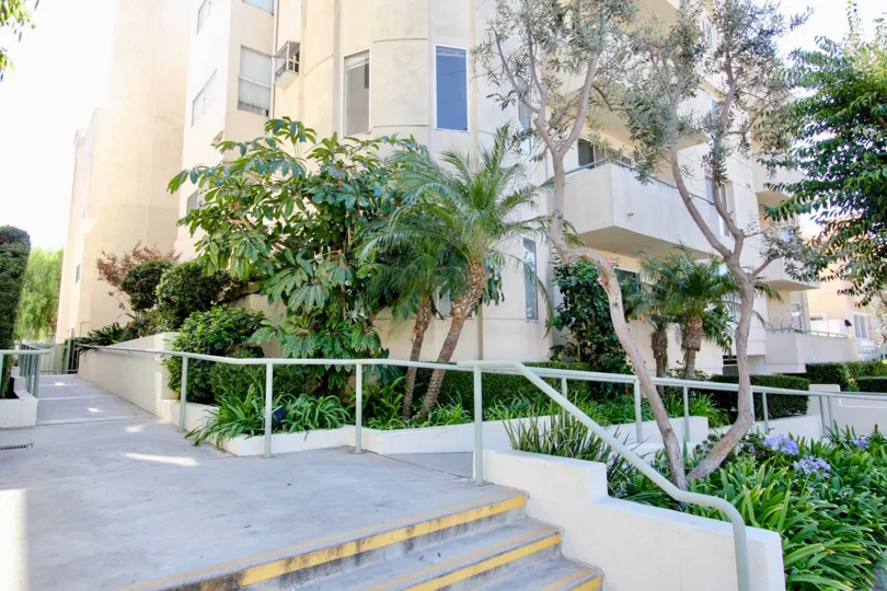 The stairs leading up to Park Place Vistas