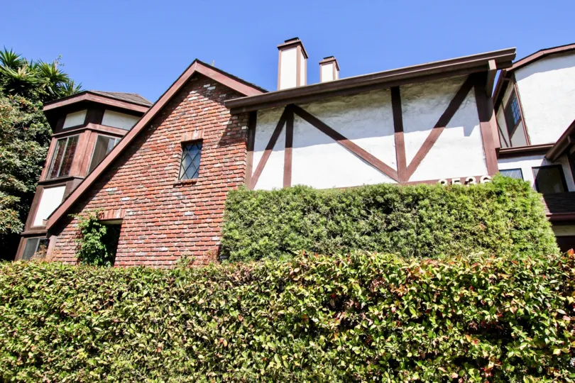 The hedges surrounding Terrace View