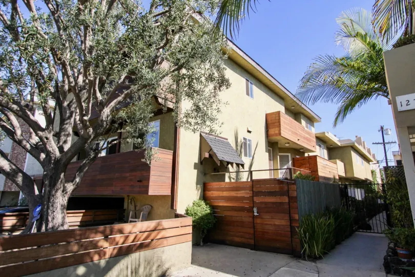 The view of The Caswell in Mar Vista, California