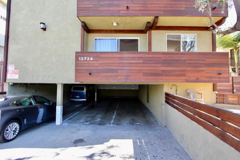 The garage into The Caswell in Mar Vista, California