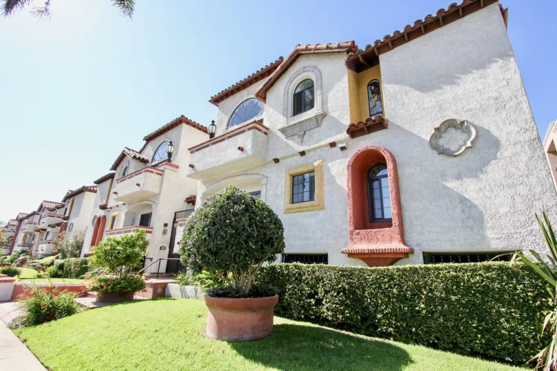The view of The Villas on Sawtelle in Mar Vista, California