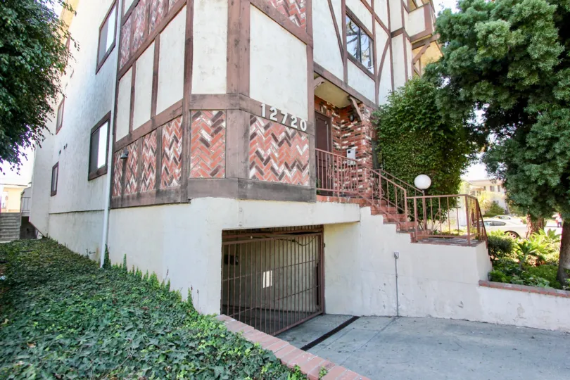 The parking for Venice Chateau residents