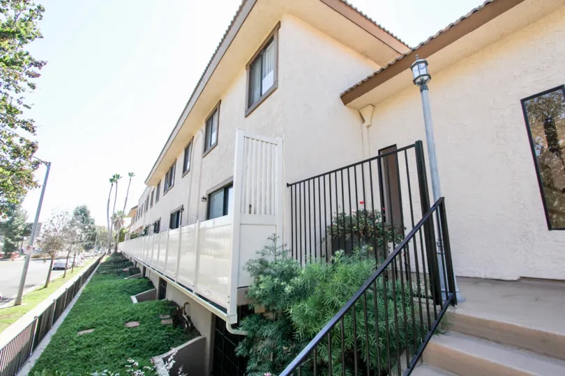 The yard in front of the Villa Margarita
