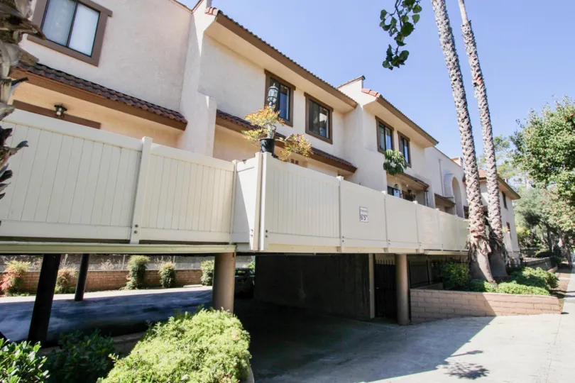 The garage entrance at Villa Margarita