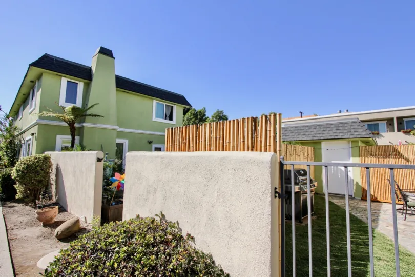 The fence seen at Wade Townhomes in Mar Vista, California