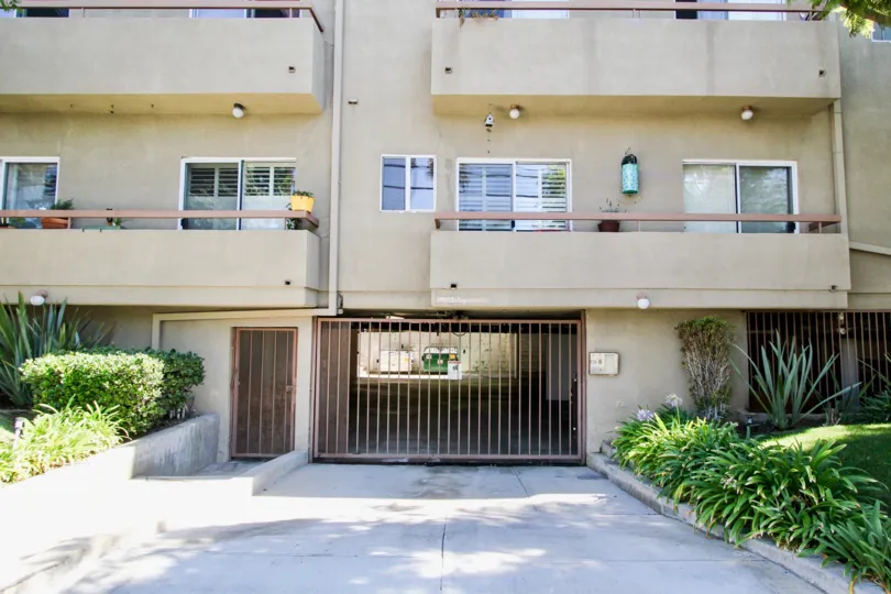 The parking at Westminster Villas in Mar Vista, California