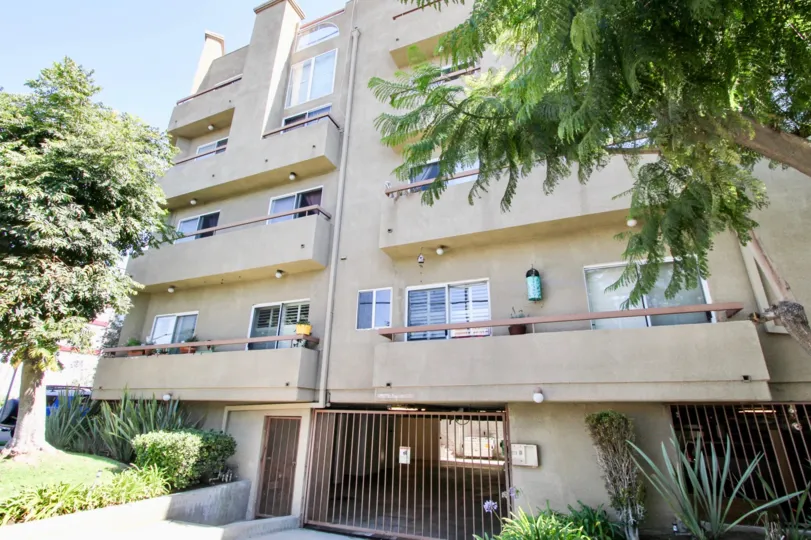 The garage at Westminster Villas in Mar Vista, California