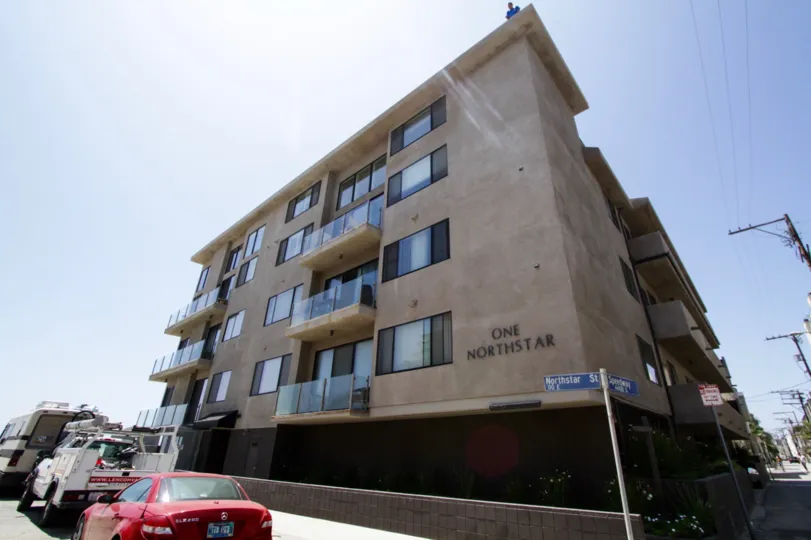 The sign on the building announcing 1 Northstar in Marina Del Rey