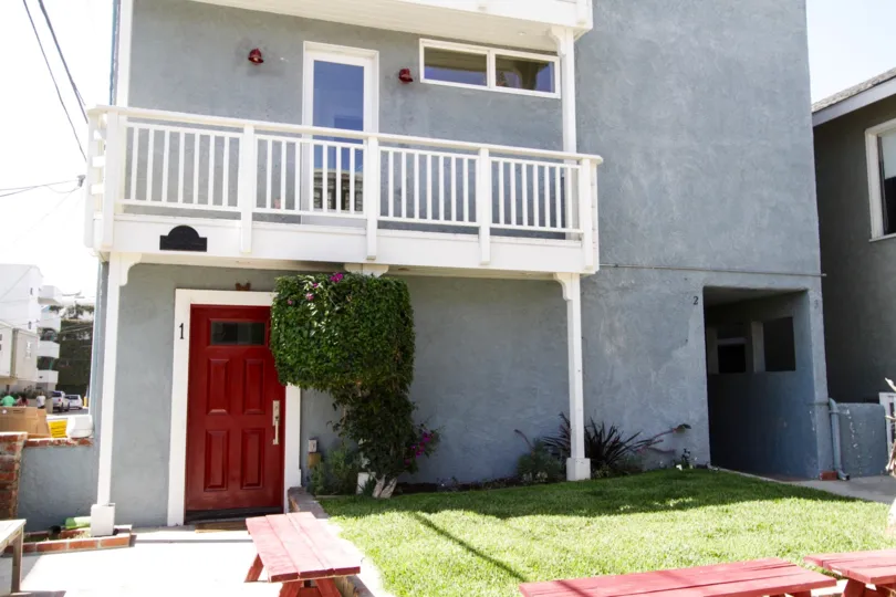 The front door of 11 Buccaneer in Marina Del Rey