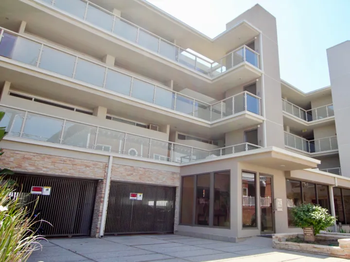 The sunny balconies and gated garages at 2 Ketch in Marina Del Rey.