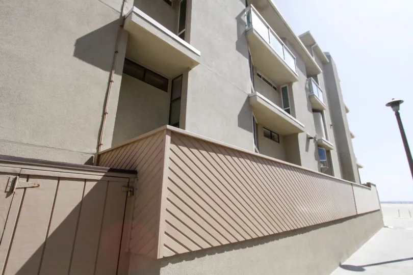 The balconies at 6 Eastwind in Marina Del Rey