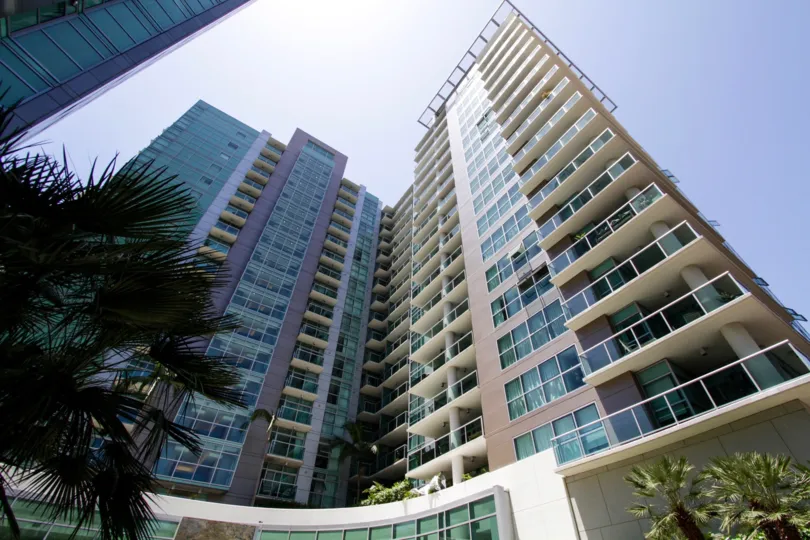 The balconies seen at the Azzurra