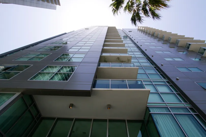 The balconies at the Cove