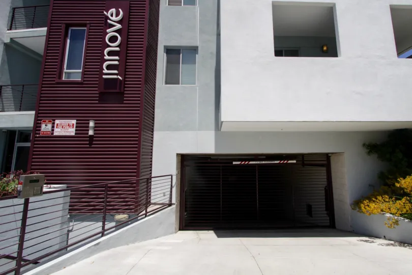 The parking available at the Innove