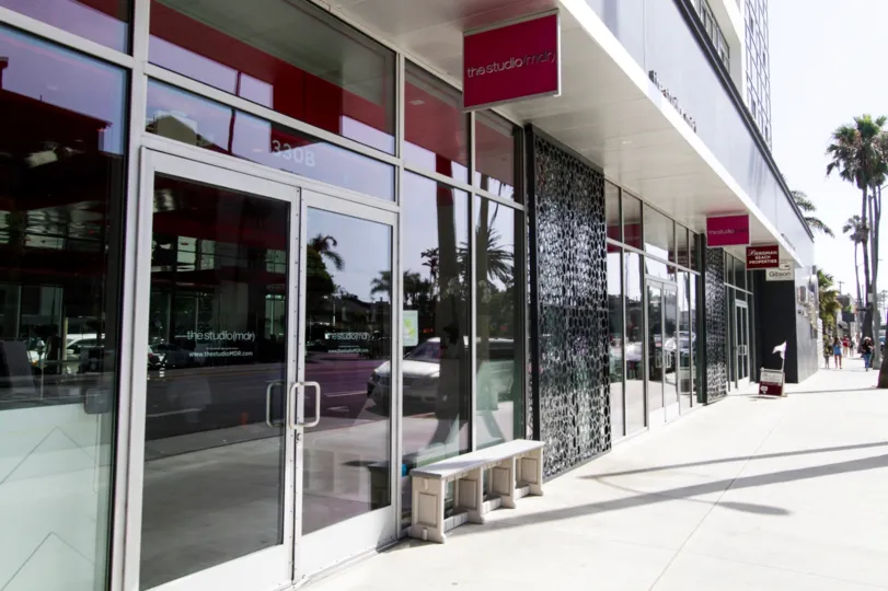 The doorway of Latitude 33 Beach Collection in Marina Del Rey