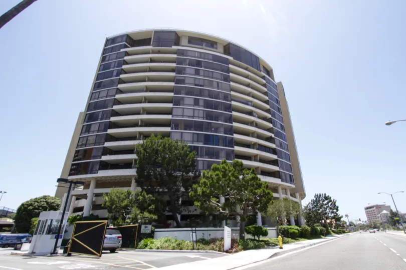 The Marina City Club building in Marina Del Rey