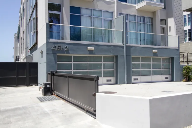 The private parking area for those who live in R1 Living