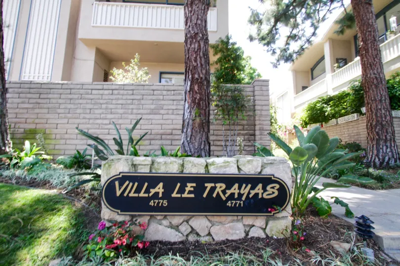 The entry into the Villa Le Trayas