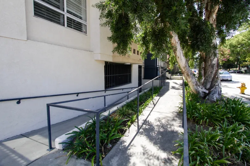 The ramp leading up to 11038 Camarillo St