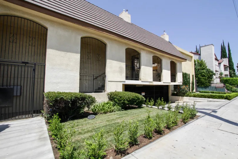 The landscaping at 13211 Vanowen St