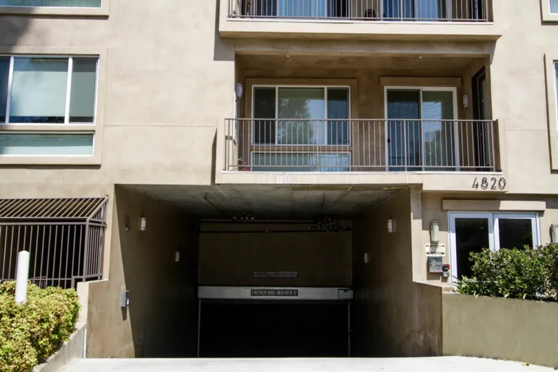 The parking for 4820 Bellflower Ave