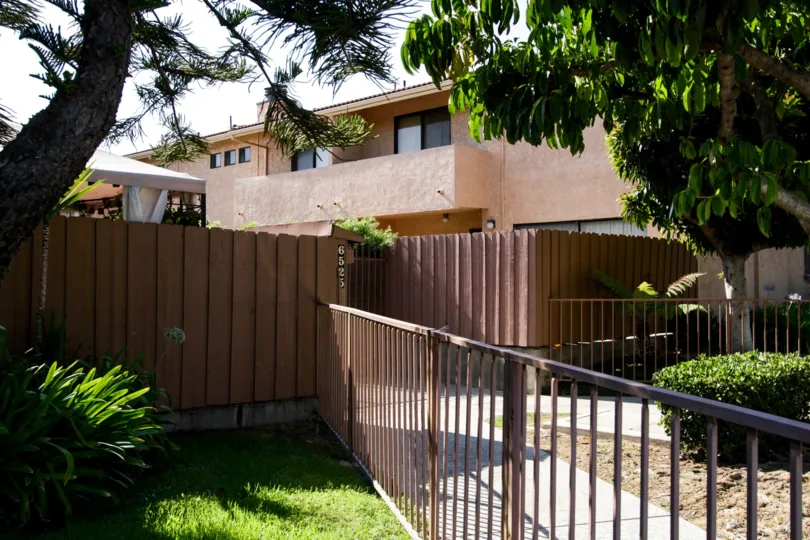 The walkway into 6525 Cleon Ave in North Hollywood