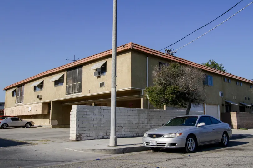 The corner of 7905 Agnes Ave in North Hollywood