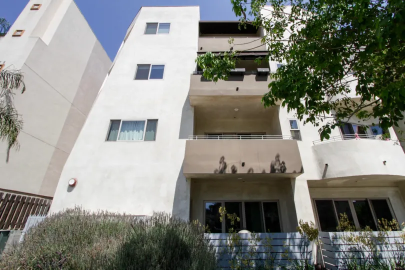 The balconies at Bakman Court