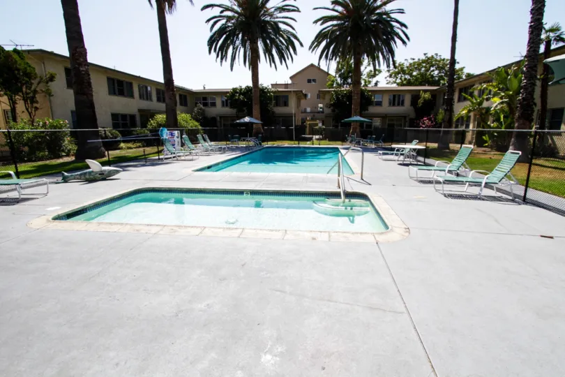 The pool at the Cahuenga Gardens