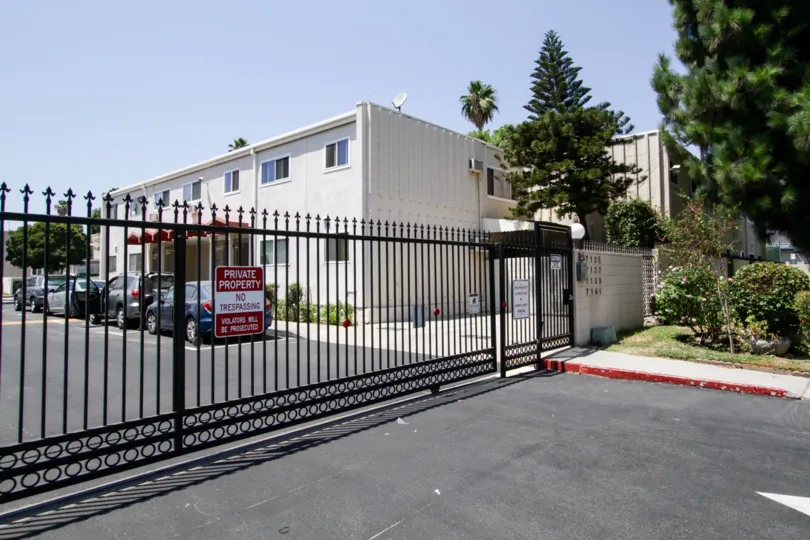 The parking gate into Coldwater North Coop