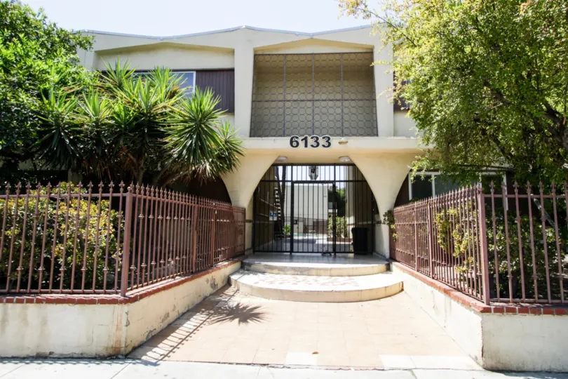 The entryway into Galaxy Whitsett in North Hollywood