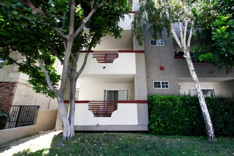 The balconies at Garden Terrace