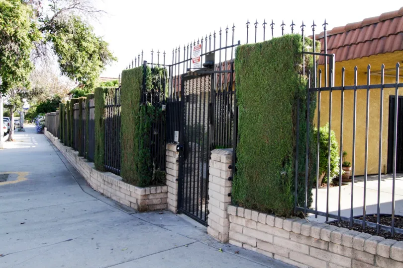 The privacy gate for Laurel Canyon