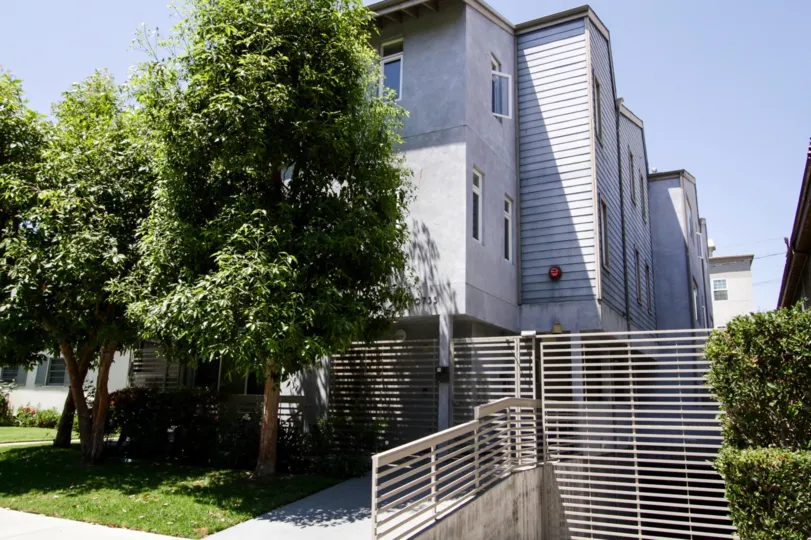 The entrance into Lofts at Toluca Lake in North Hollywood