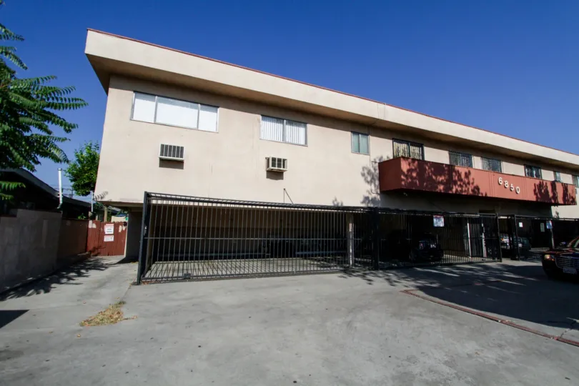 The landscaping seen around the Morella Condominiums in North Hollywood