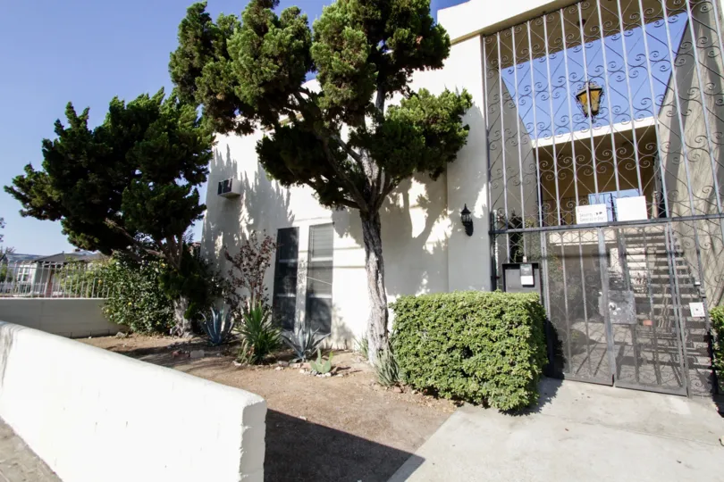 The gate at The Laurels for security