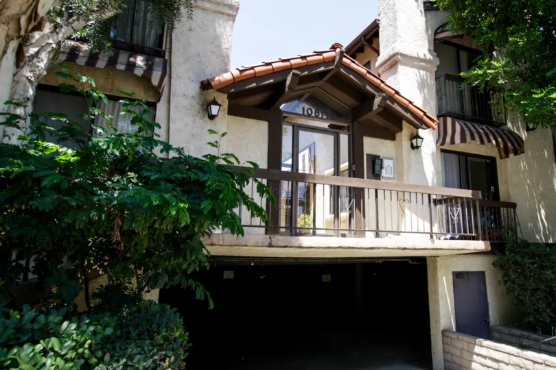 The parking at Universal Townhomes in North Hollywood