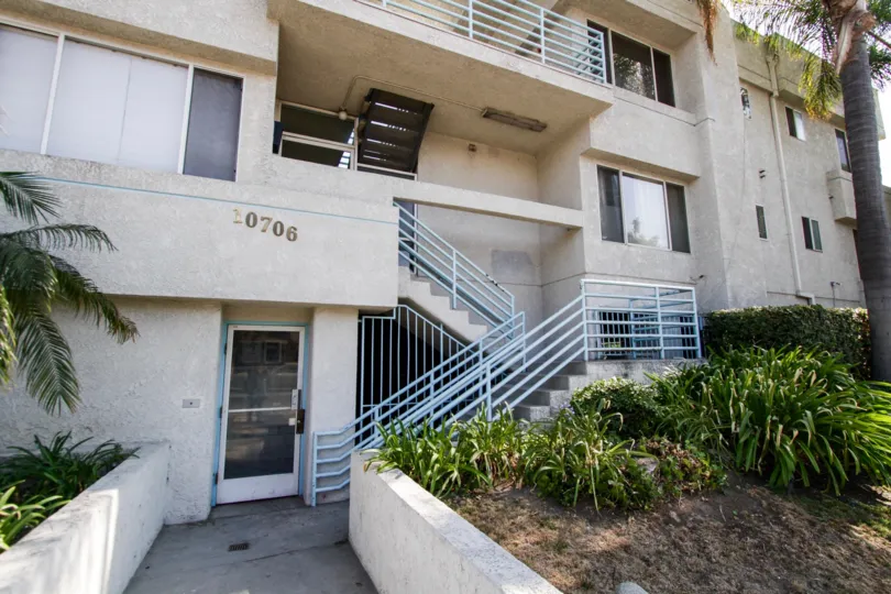 The stairs leading up to the Victory Cartwright in North Hollywood