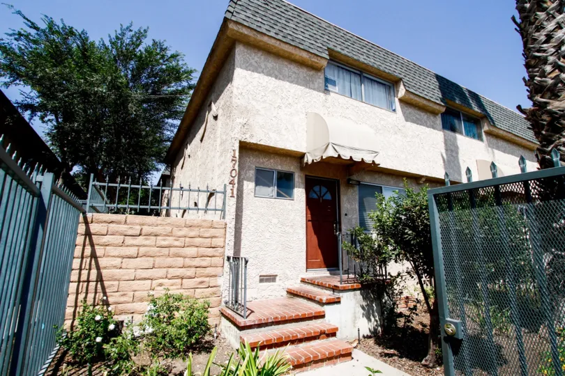 The entrance into the units at Balboa Village