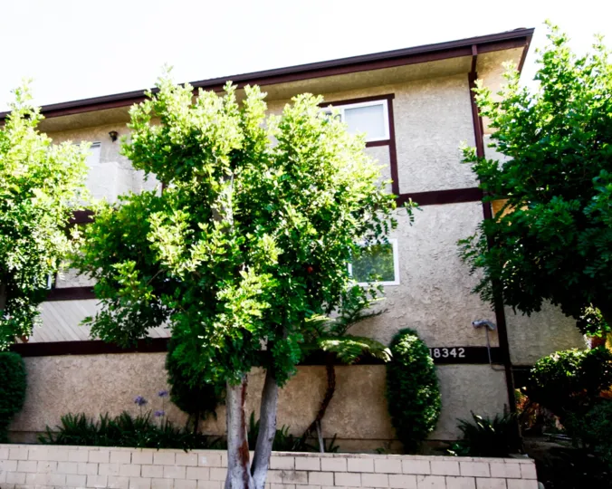 The trees around Barbara Townhomes